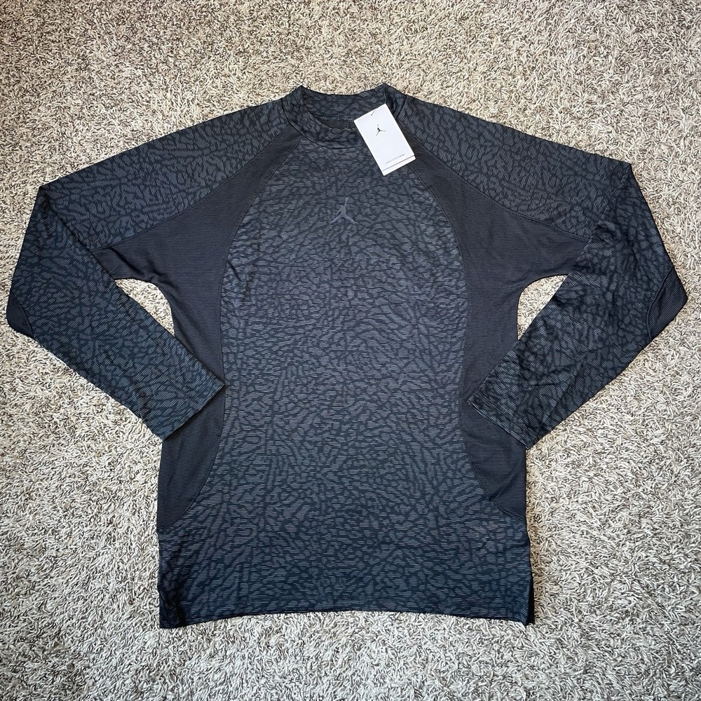 Air Jordan Dri-FIT ADV Longsleeve Shirt Men's Medium Elephant Print FJ8123-022